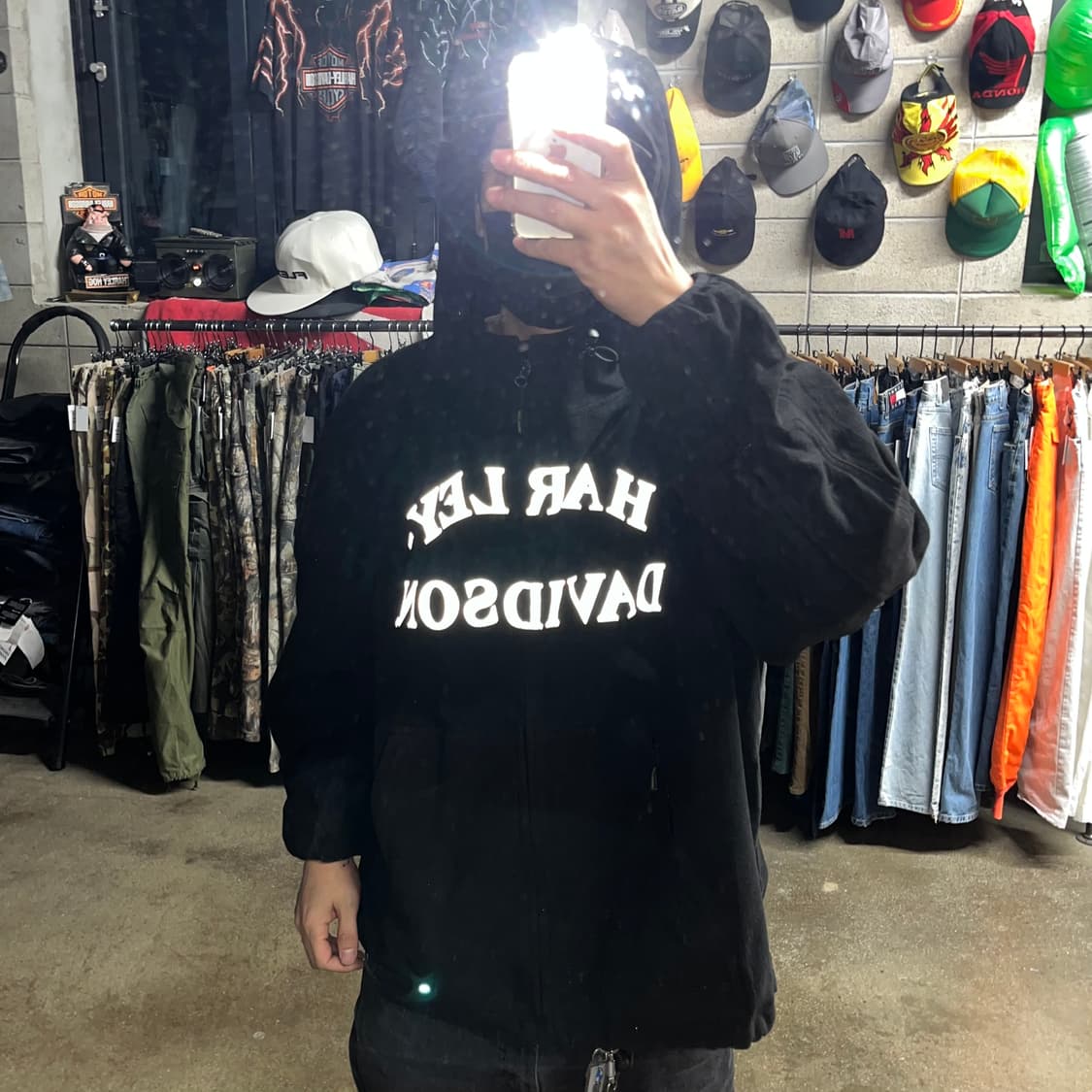 할리데이비슨 스컬 후드 자켓 (110-115) 상품이미지8