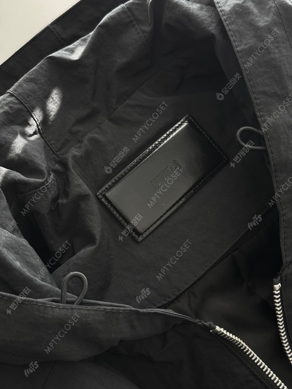 [48] 준지 디테쳐블 후드 나일론 블레이저 상품이미지4