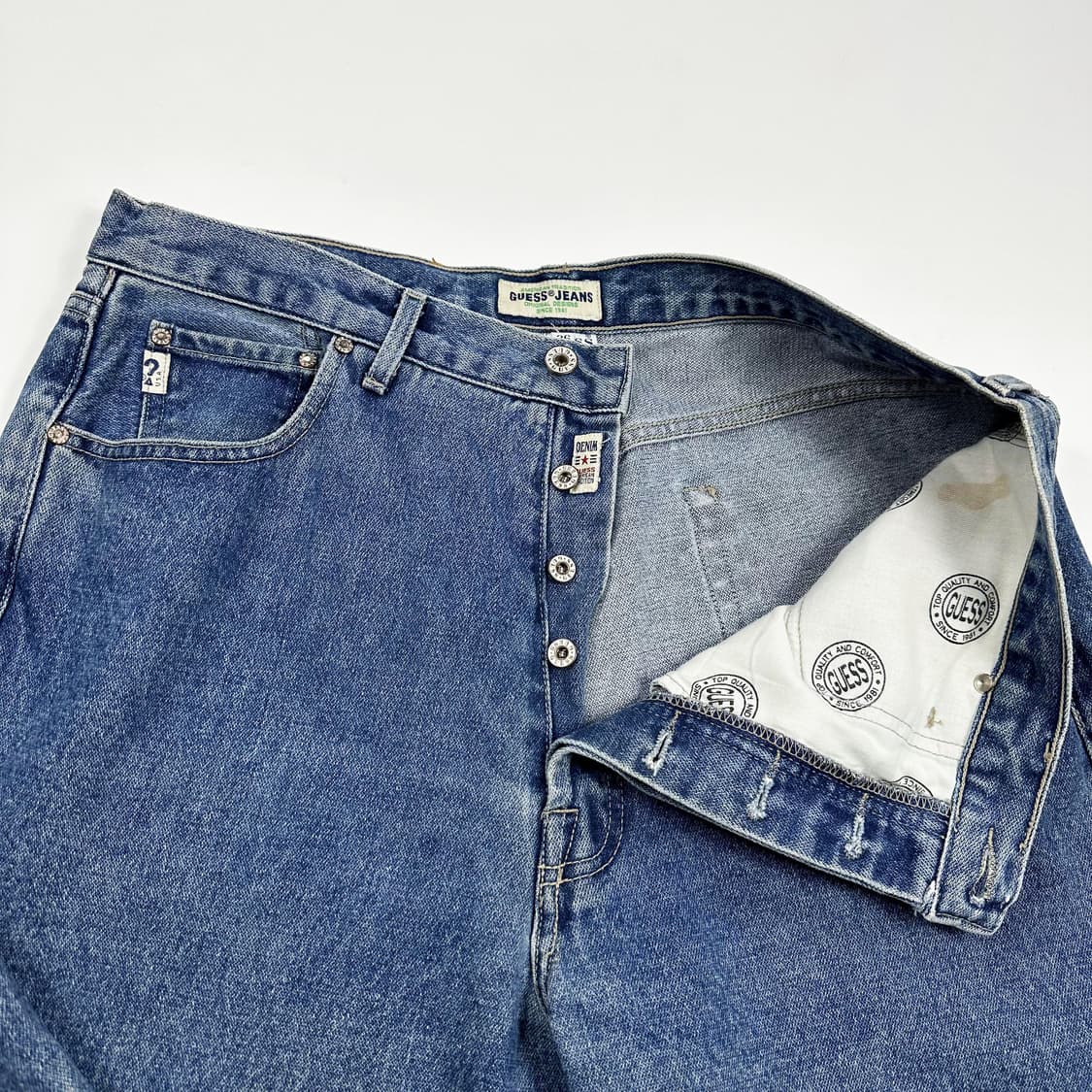 36 90s 게스 USA 빈티지 레귤러 데님팬츠 상품이미지3