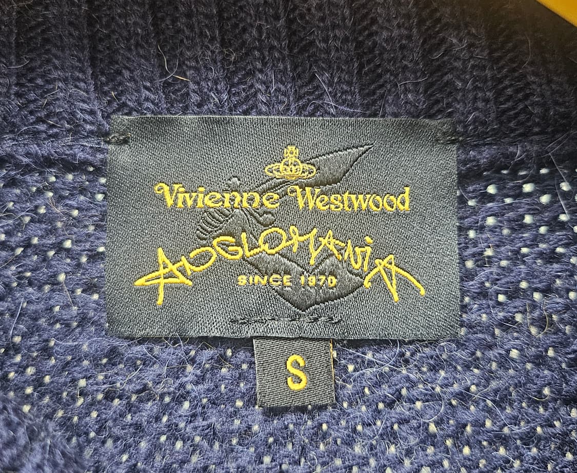 비비안웨스트우드 여성니트가디건 S 55 컬러배색 WL91 상품이미지6