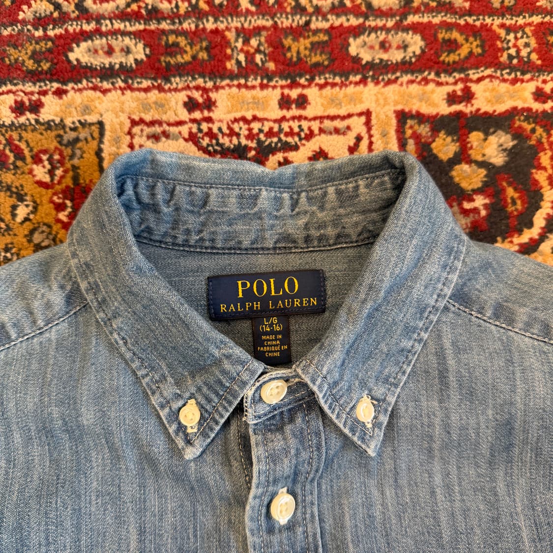 폴로 랄프로렌 데님 셔츠 [ 44-55 ] 상품이미지5