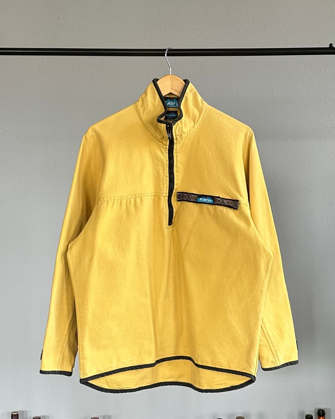 [M]KABU 카부 USA 빅 엘에스 쏘로우 캔버스 하프 셔츠 상품이미지1