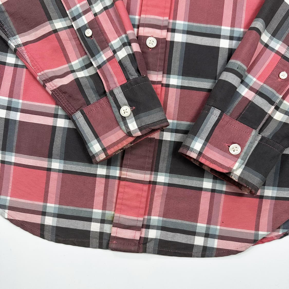 아베크롬비 뉴욕 피치 포켓 체크셔츠 (L) 상품이미지4