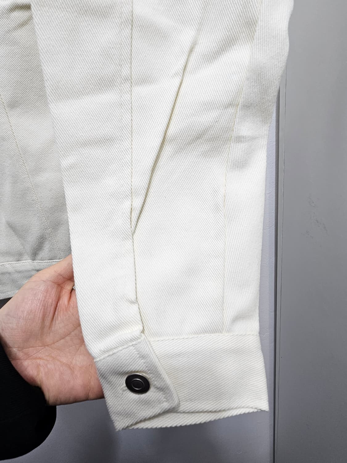 남성 아이보리 포켓 코튼 자켓 상품이미지7