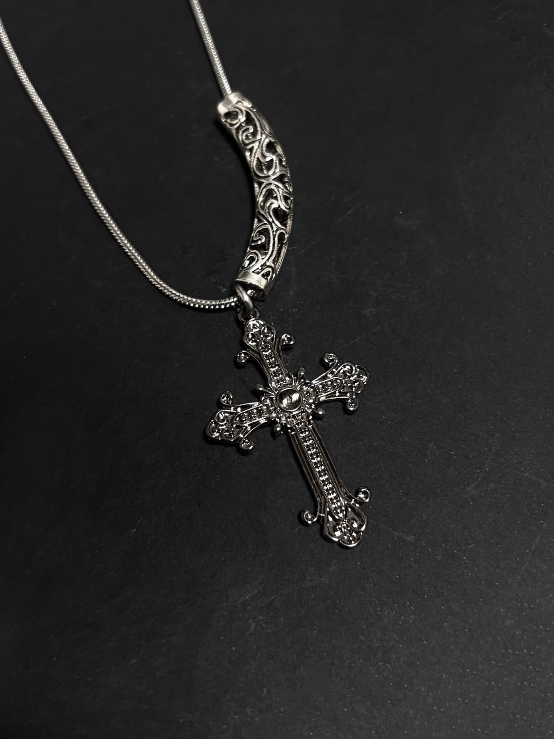 크롬 써지컬 남여공용 목걸이 상품이미지1