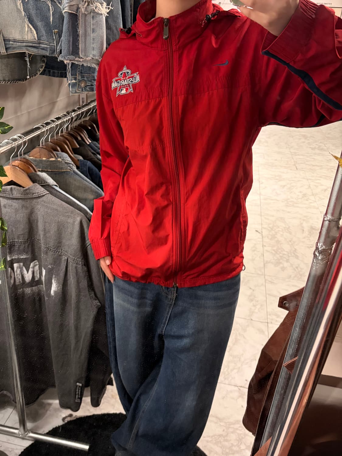 (정품/M)나이키 올스타 게임 바람막이 a1 상품이미지1