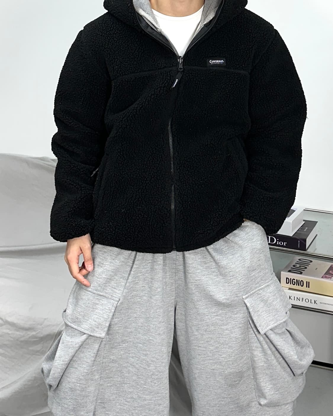 커버낫 리버시블 플리스 자켓 상품이미지4