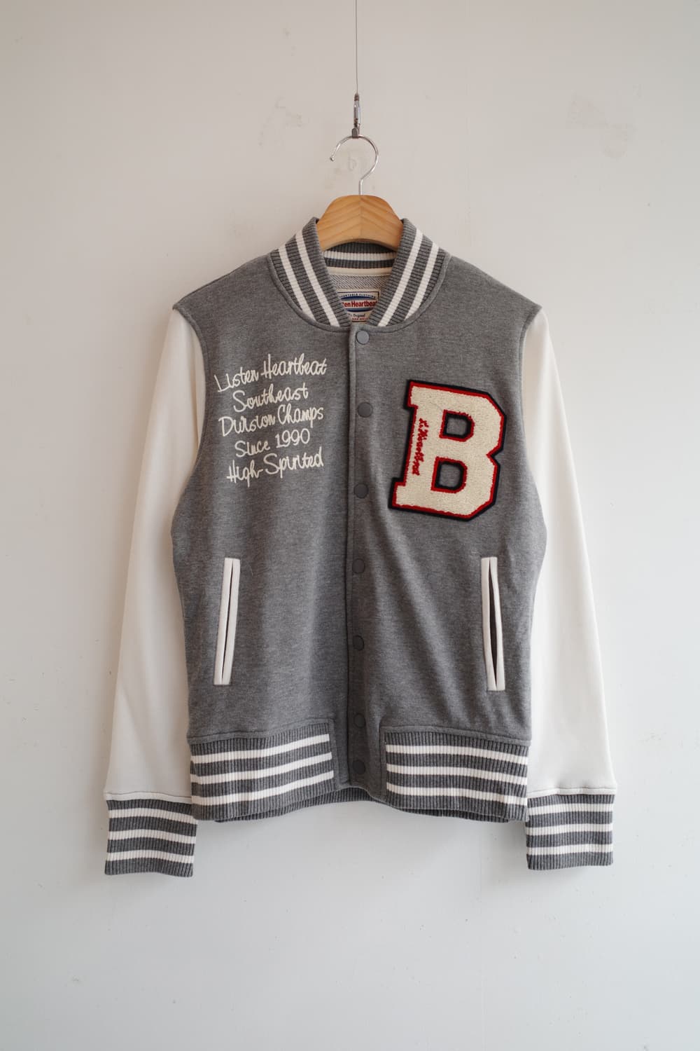 Japan brand 코튼 스타디움 스냅점퍼  상품이미지1