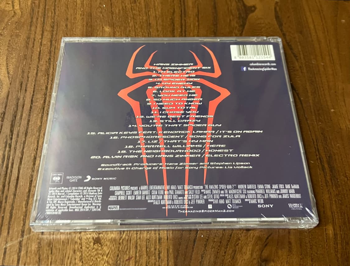 마블 어메이징 스파이더맨 2 OST 한정판팝카드에디션 라이센스 초판 CD 상품이미지5