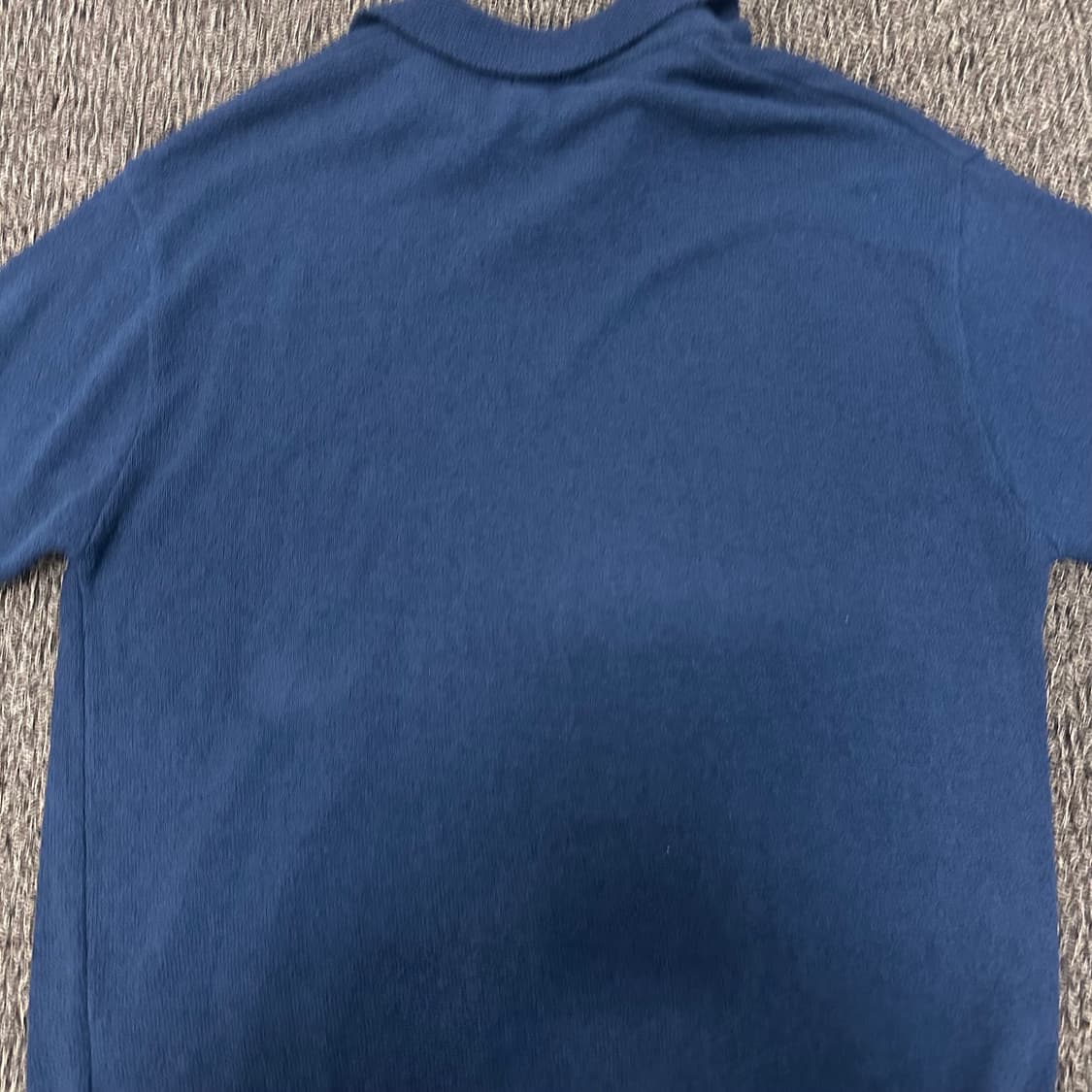 YALE 예일 니트 반팔티셔츠 네이비 L 상품이미지5