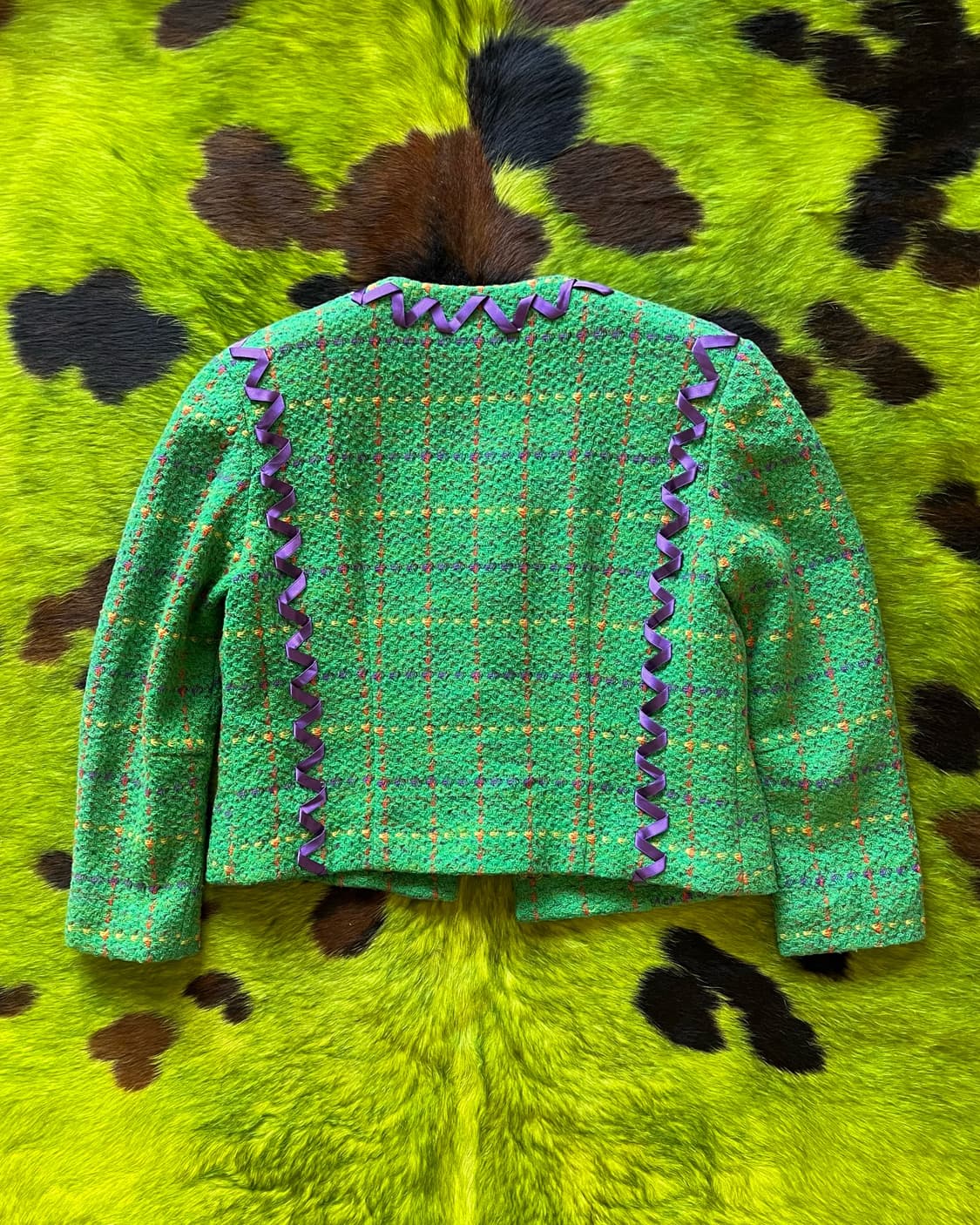 1980-90s HIROKO KOSHINO Old Tweed Jacket 상품이미지10