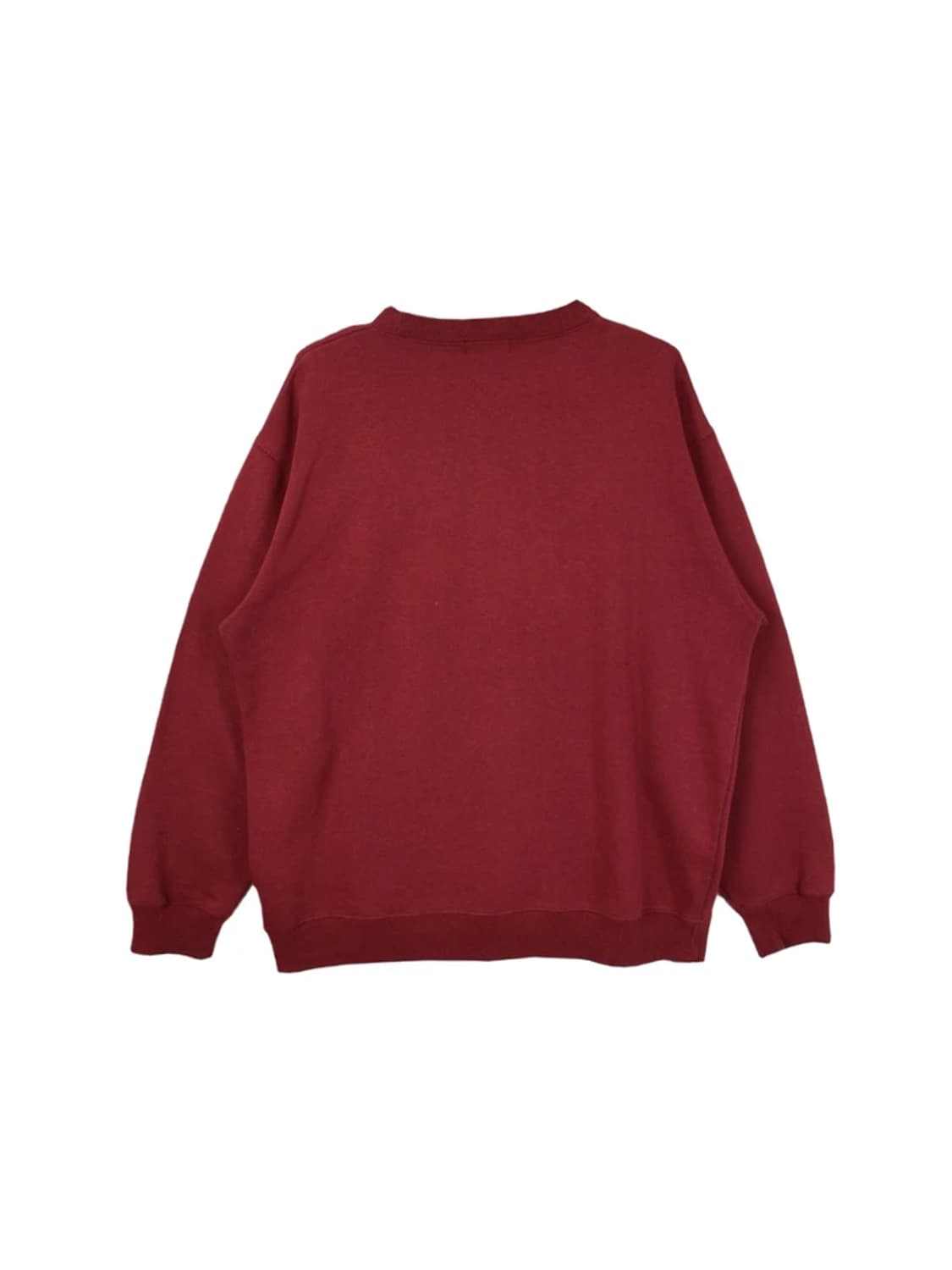 JPN 힐 크롭 버건디 맨투맨 상품이미지5