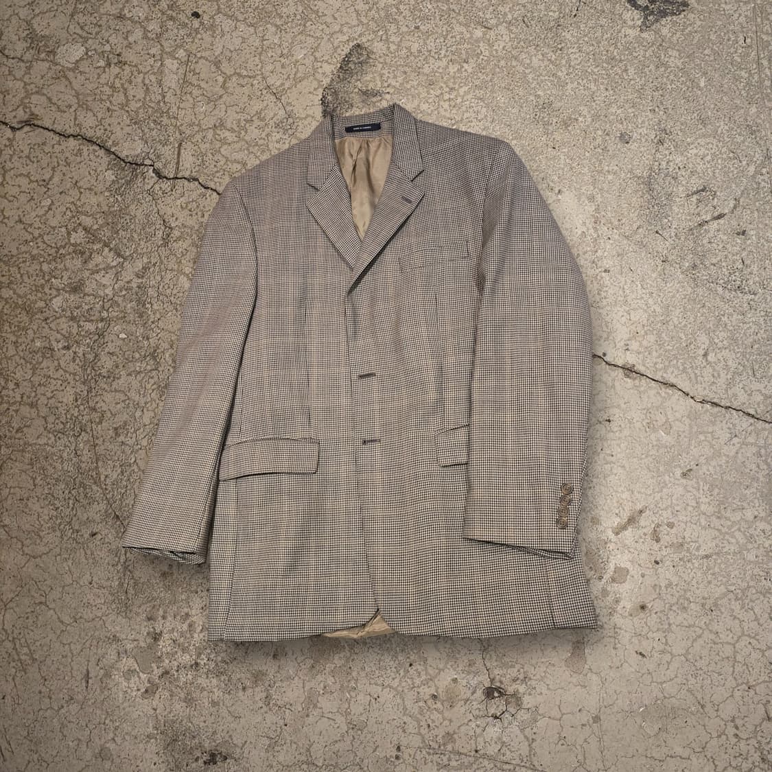 90s CHAPS Ralph Lauren 클래식 하운드투스 체크 재킷 상품이미지1