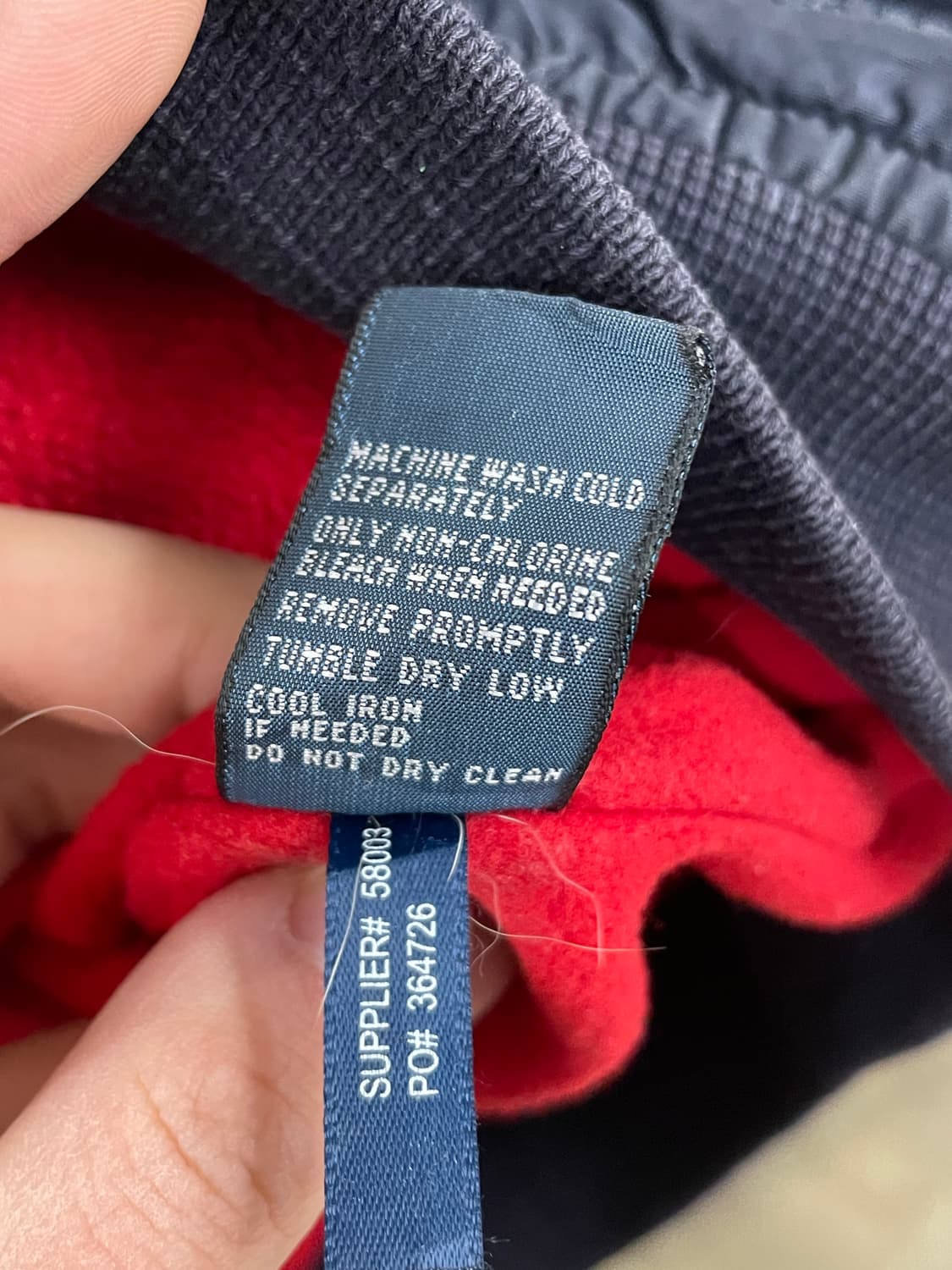 폴로 랄프로렌 네이비 나일론 쉘 자켓 탈론 지퍼 M 상품이미지6