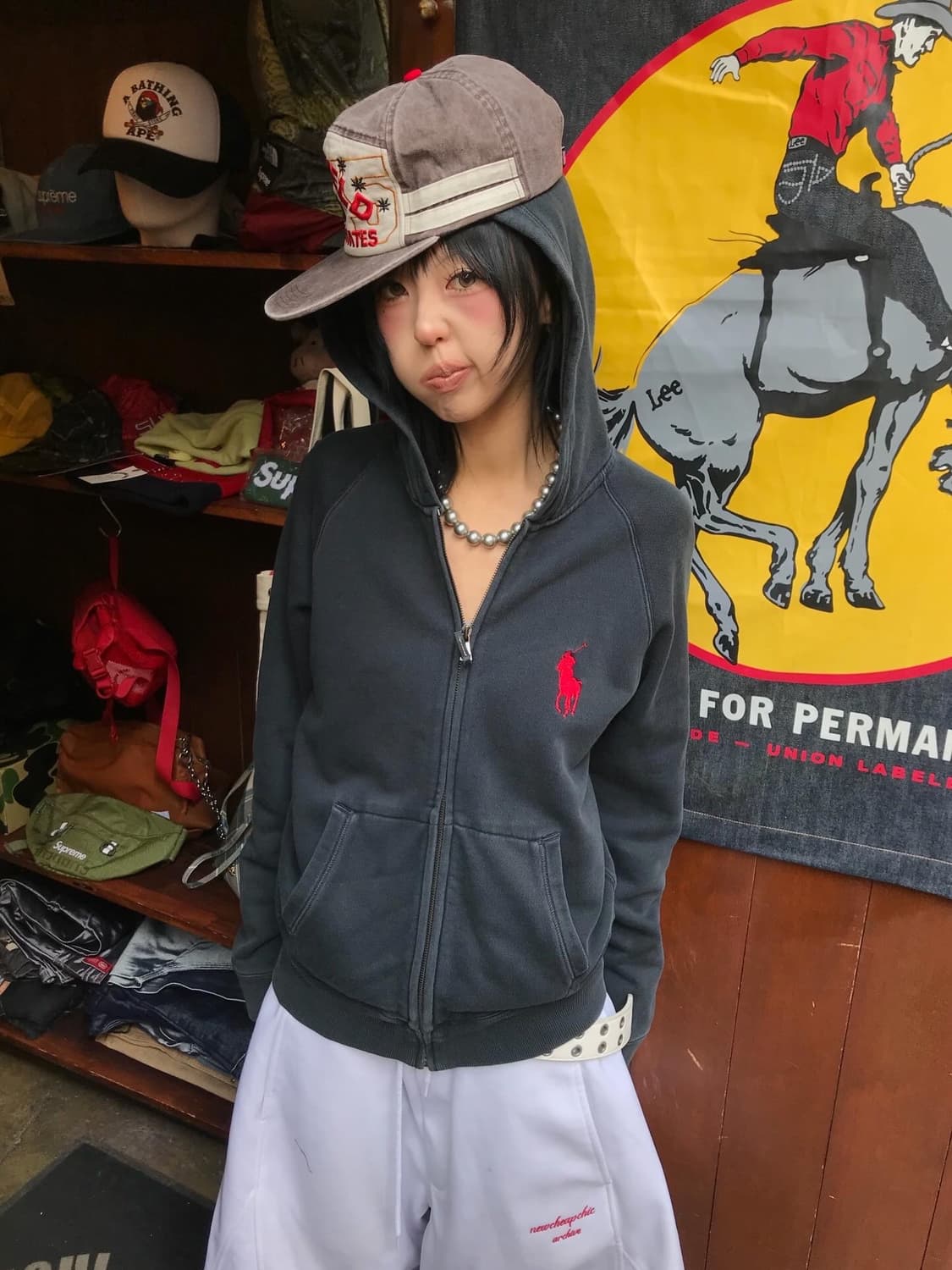 Polo Red Pony Hood Zip-Up 상품이미지1