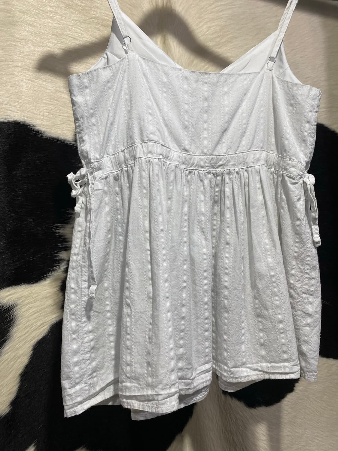 Japanese vtg 페어리 무드 엠보 프릴 슬리브리스 상품이미지8