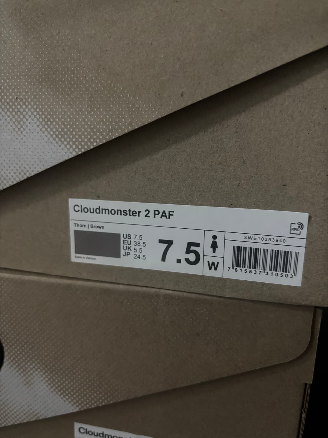 [245] 온 X 포스트 아카이브 팩션 (파프) 클라우드 몬스터 쏜브라운 상품이미지3