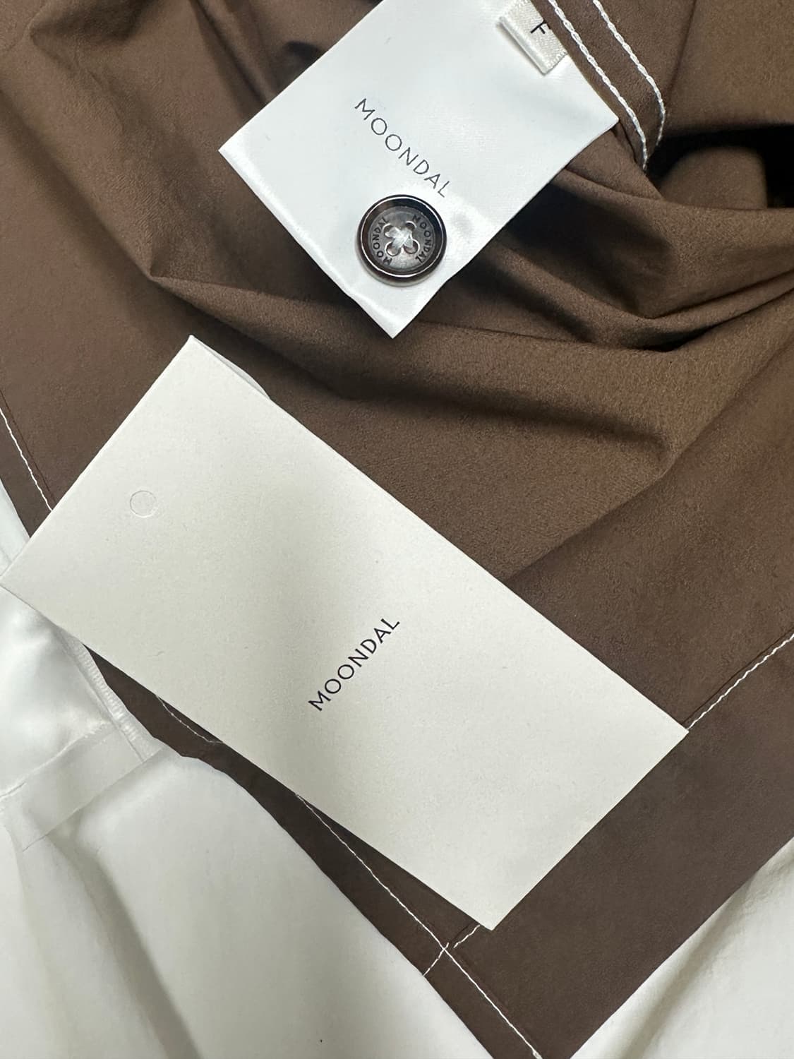 문달 하우스 롤업 셔츠 Haus Roll-up Shirt in Brown 상품이미지7