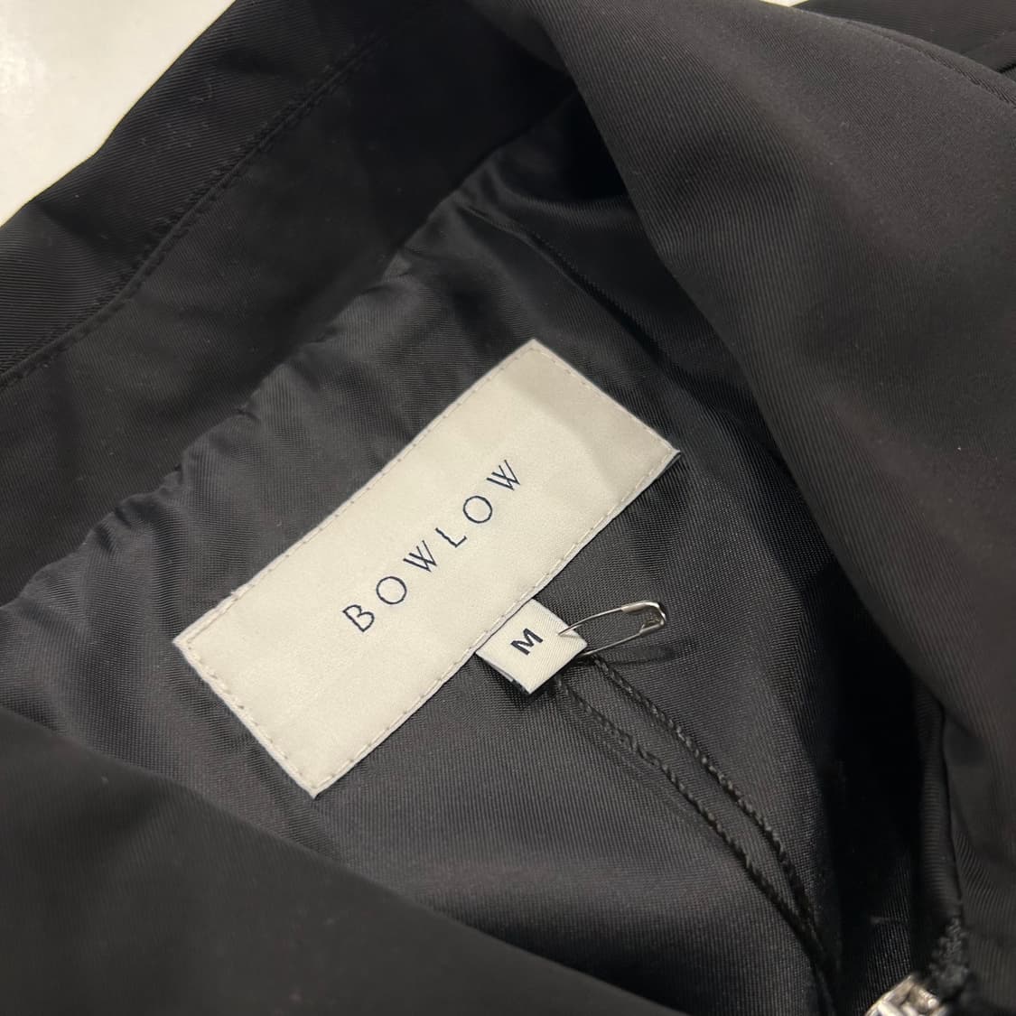 [M] BOWLOW 블랙 Harrington 자켓 B147 상품이미지4