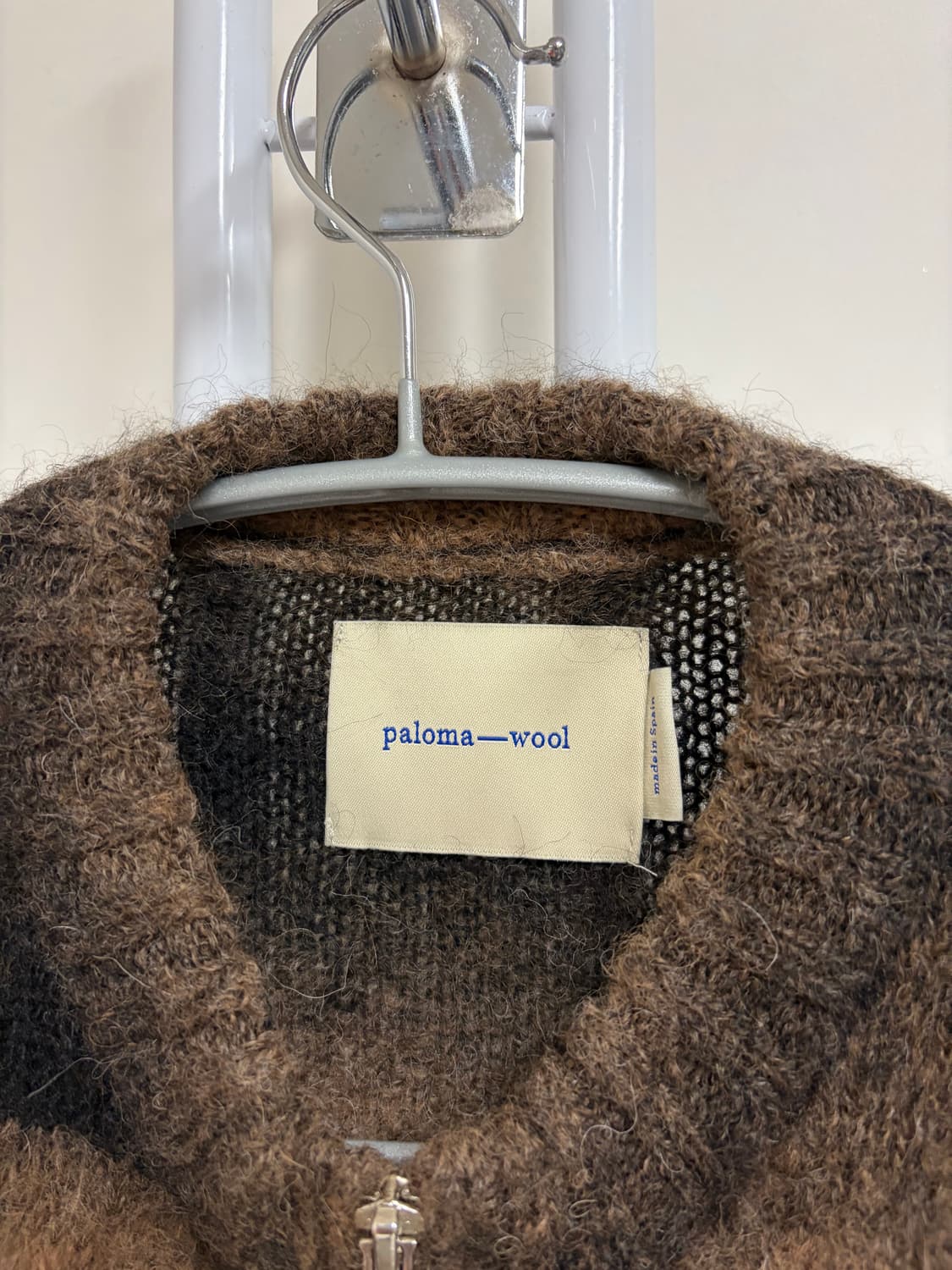 팔로마울 브라운 집업 스웨터 상품이미지3