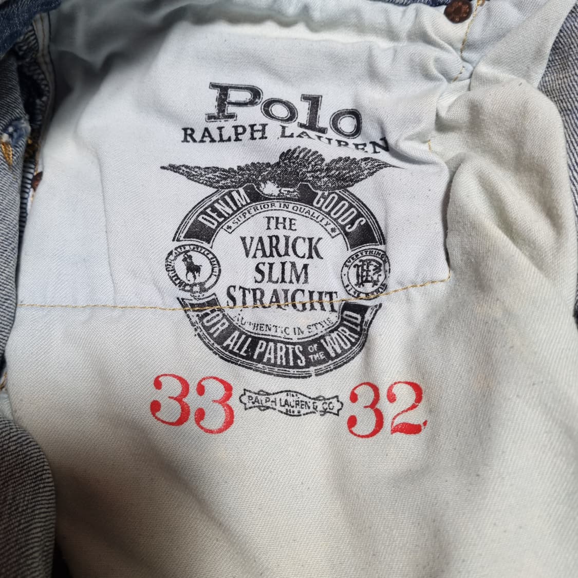 폴로 랄프로렌 청바지 데님 33-32 usa 팬츠  상품이미지6