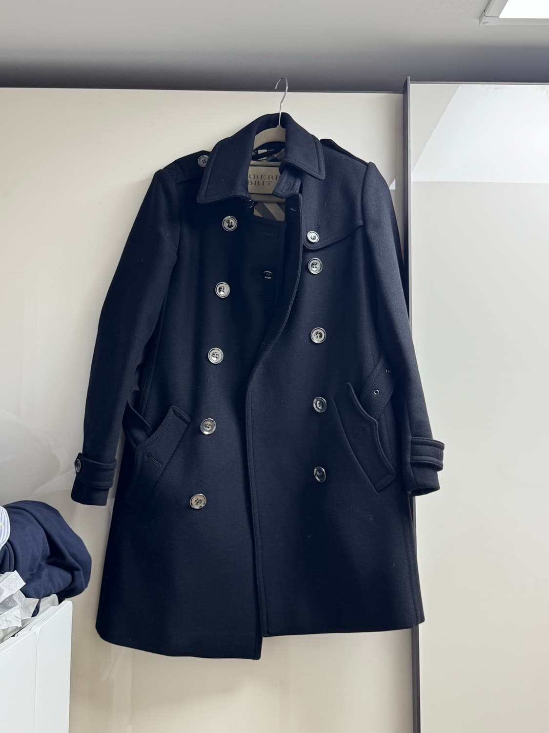 버버리 브릿 블랙 코트 UK6/US4 상품이미지1