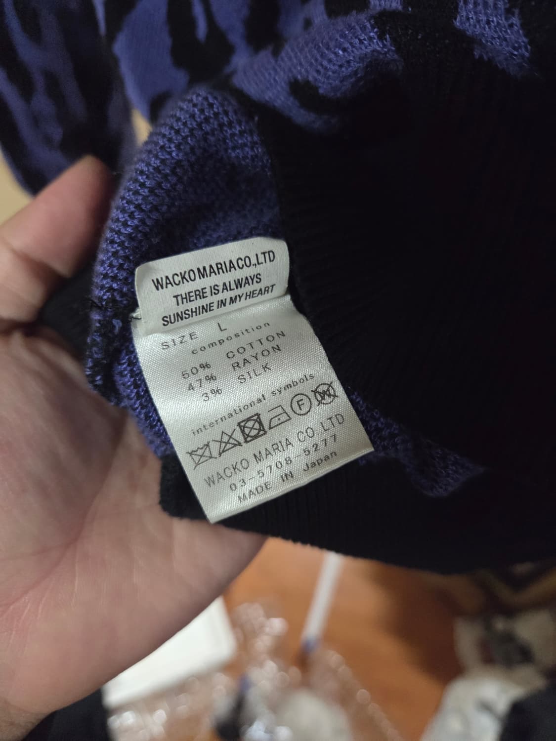 와코마리아 긴팔니트 L 판매합니다 상품이미지3