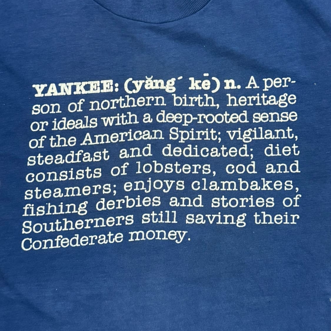 80s USA 스크린스타즈 “Yankee” 싱글스티치 티셔츠 L 상품이미지3