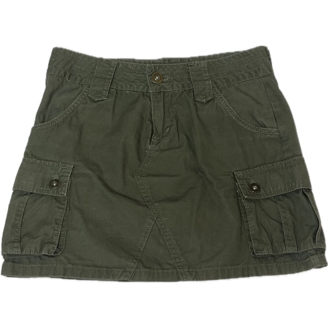 khaki cargo mini skirt 상품이미지1