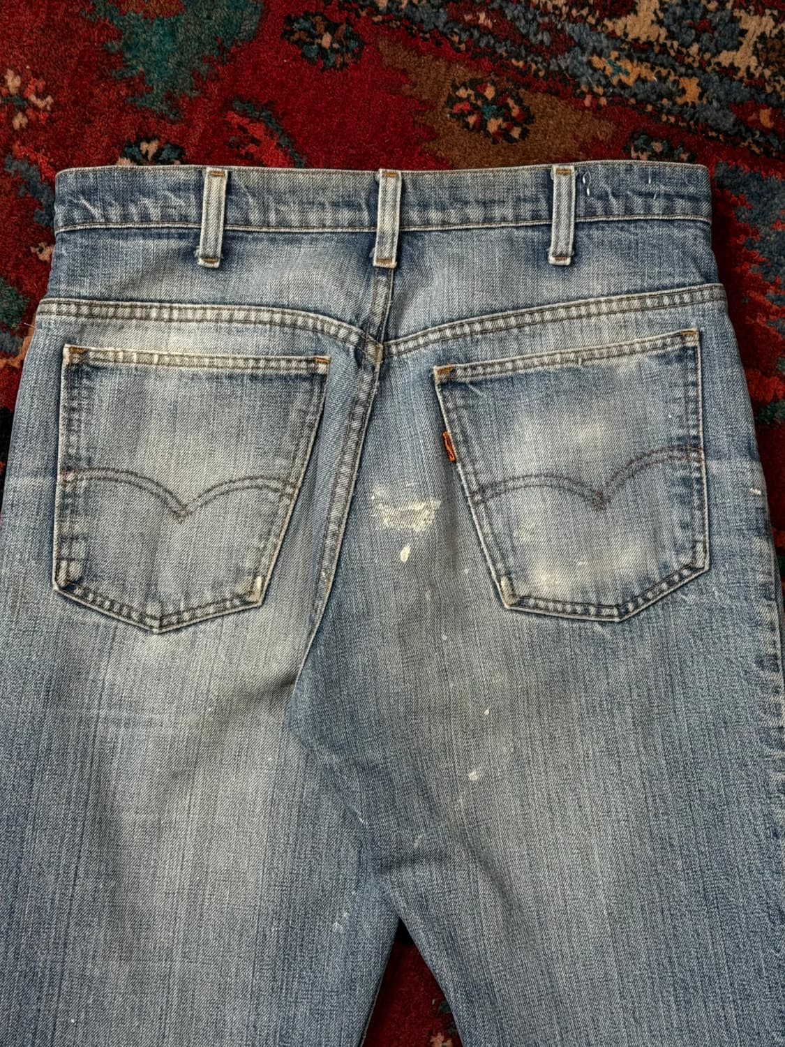 80's USA Made 빈티지 리바이스 646 벨바텀 부츠컷 오렌지탭 상품이미지6