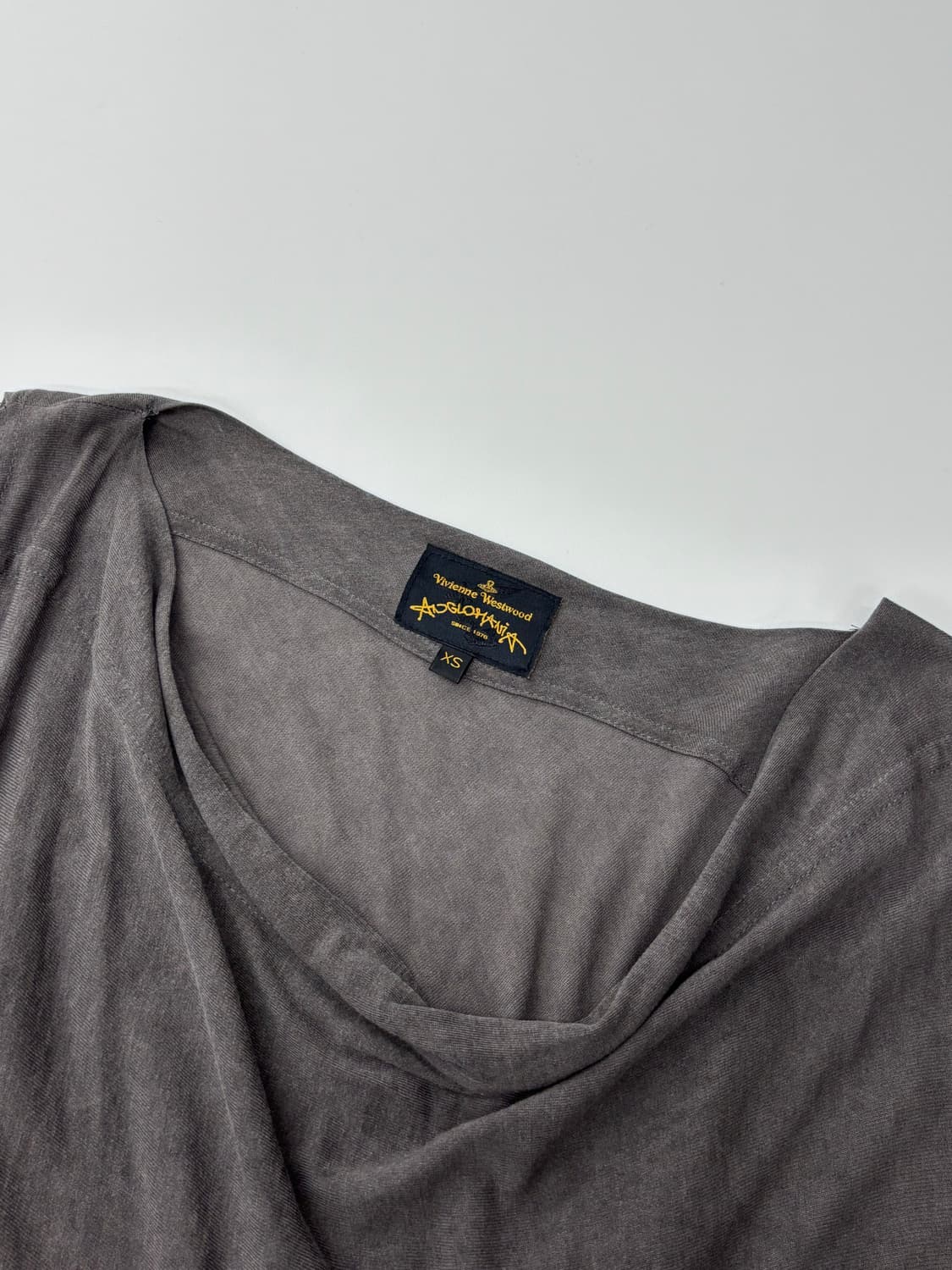 Vivienne Westwood 비비안웨스트우드 차콜 언발 원피스 상품이미지6