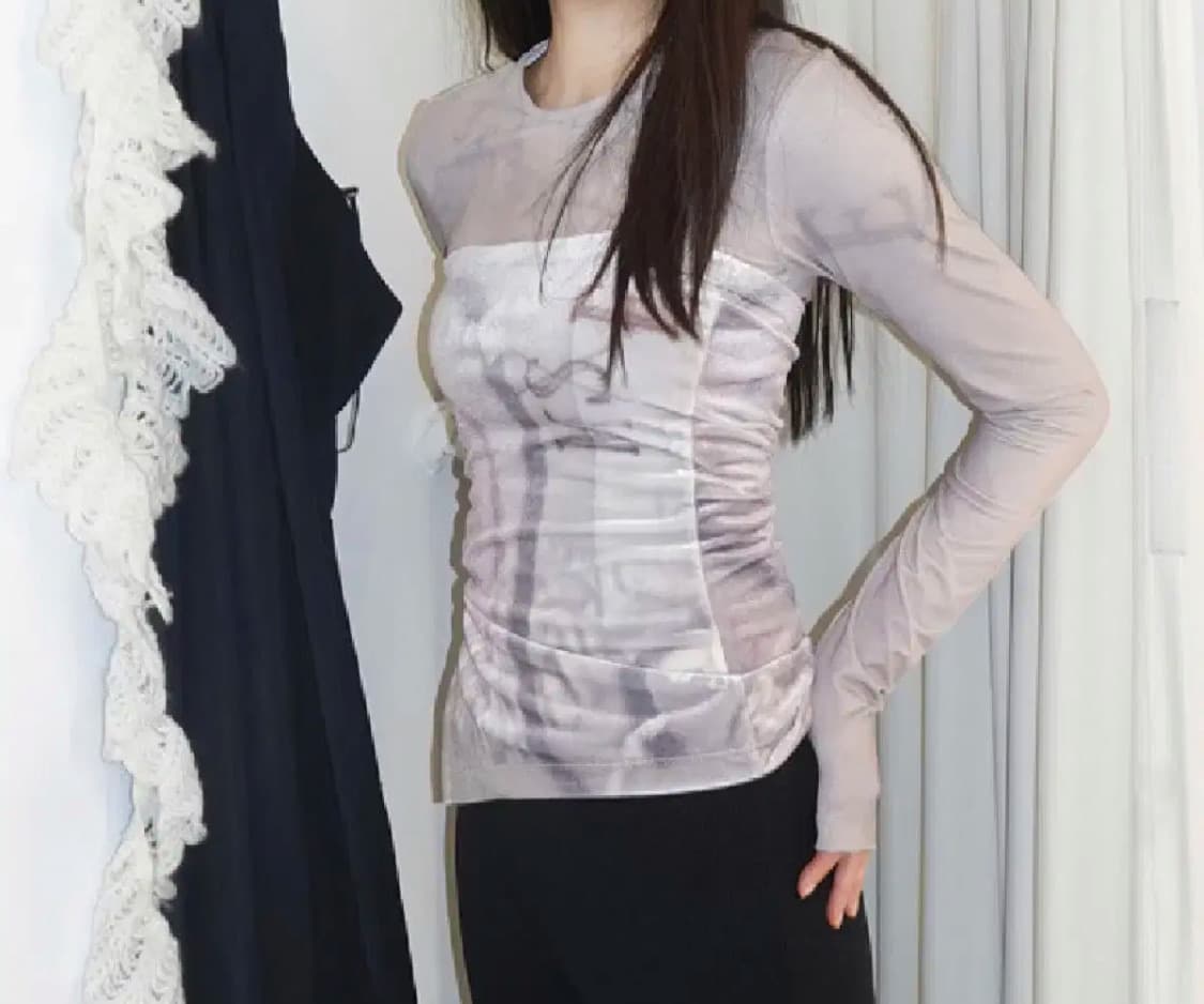 Sloegin 슬로진 23fw 벨벳 탑 상품이미지3