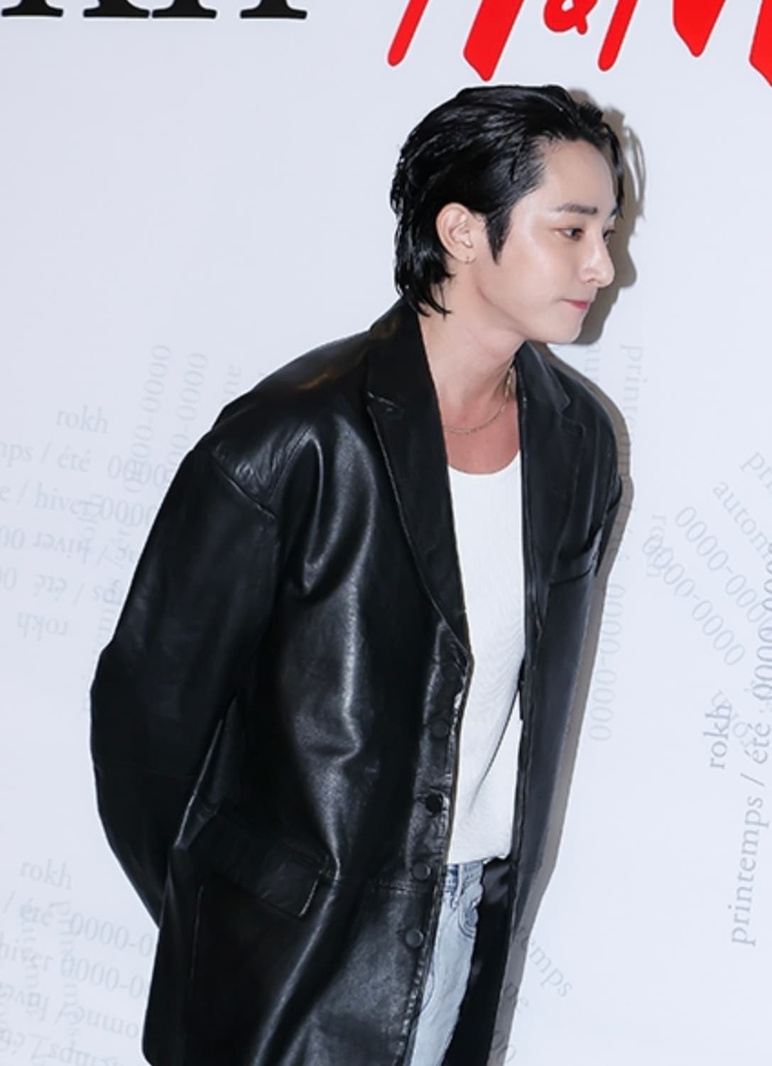 이수혁 rokh h&m 콜라보 가죽자켓 상품이미지1