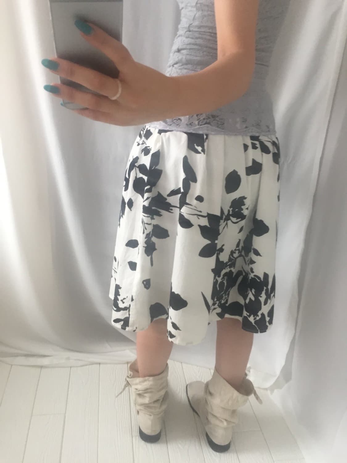755. ink flower midi SK 상품이미지6
