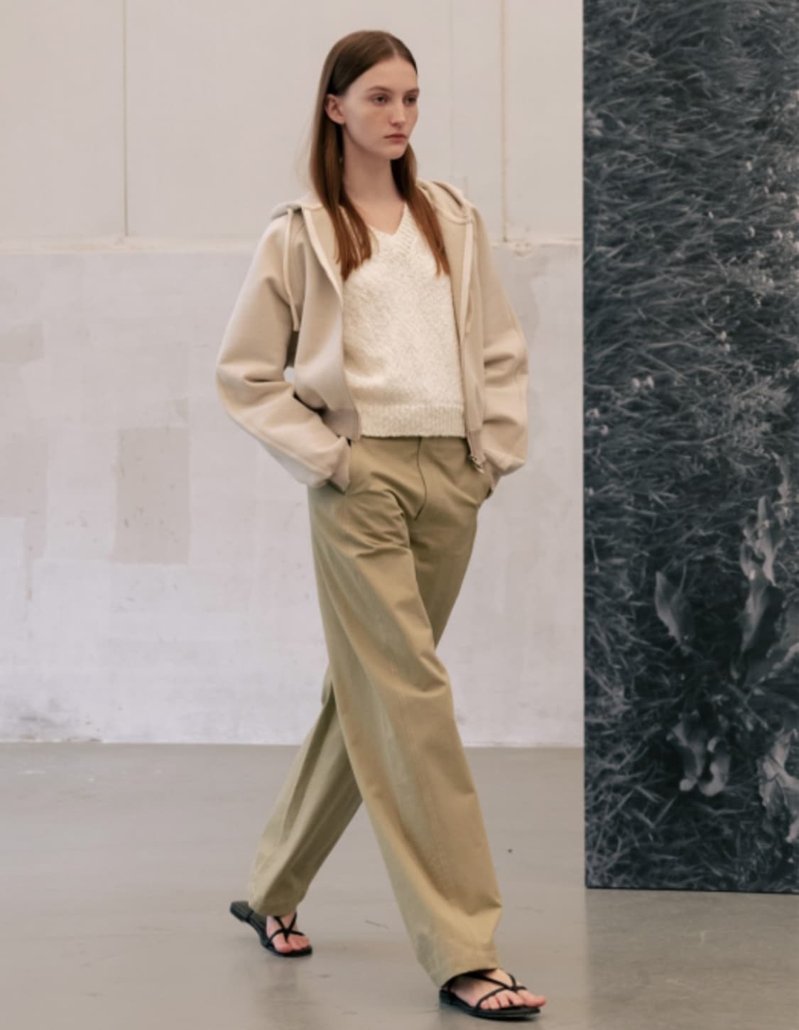 RRACE 오트밀 후드집업 free  상품이미지10