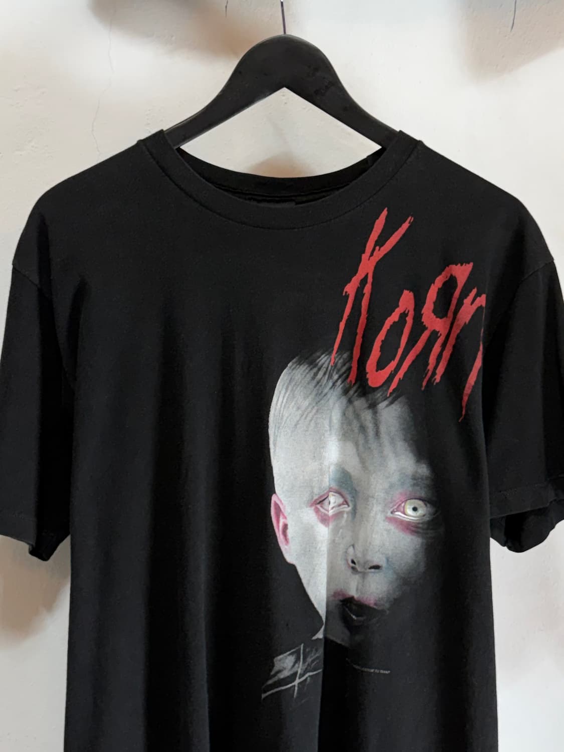 00’s 빈티지 콘 티셔츠 Korn 밴드 티셔츠 밴드티 하드페이딩 상품이미지5