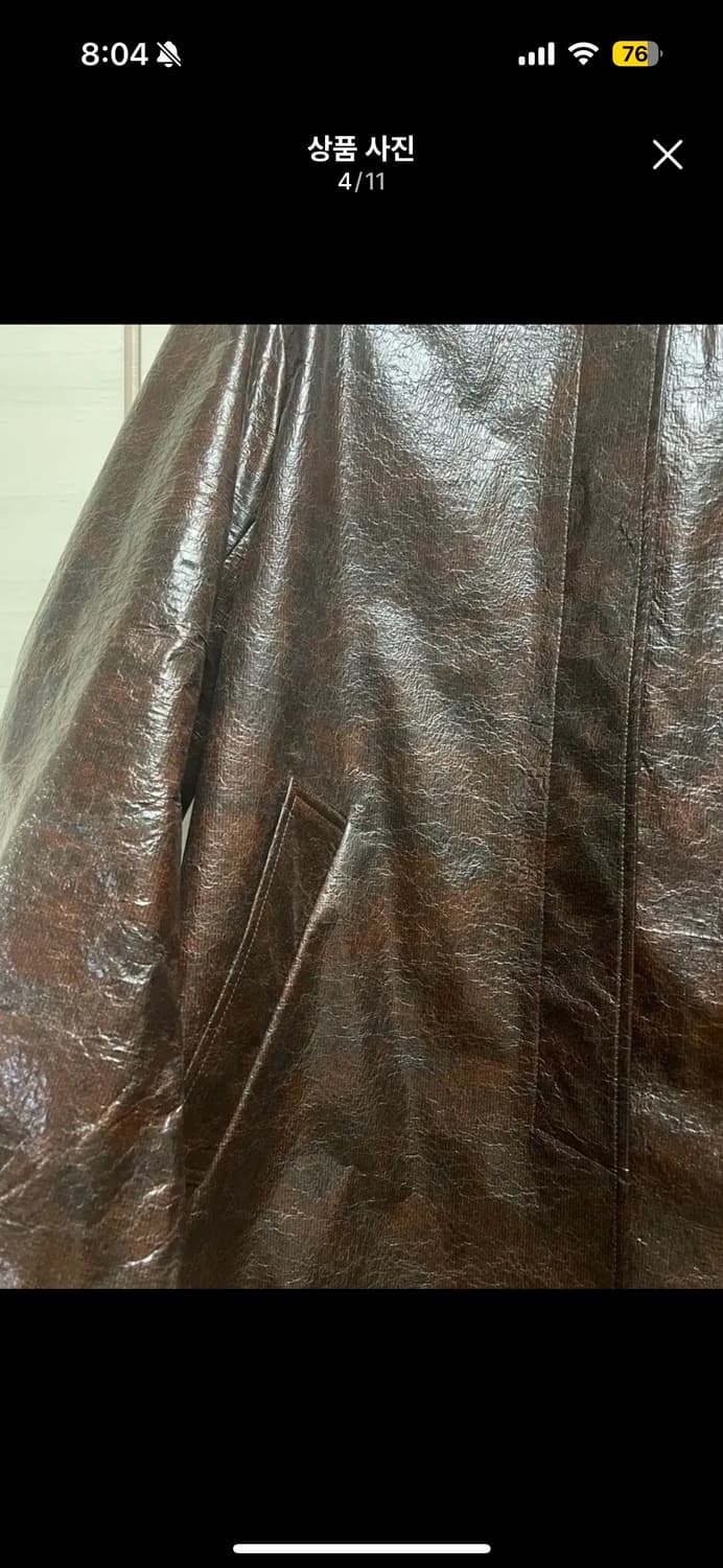 아모멘토 타이벡 하프코트 브라운 상품이미지7