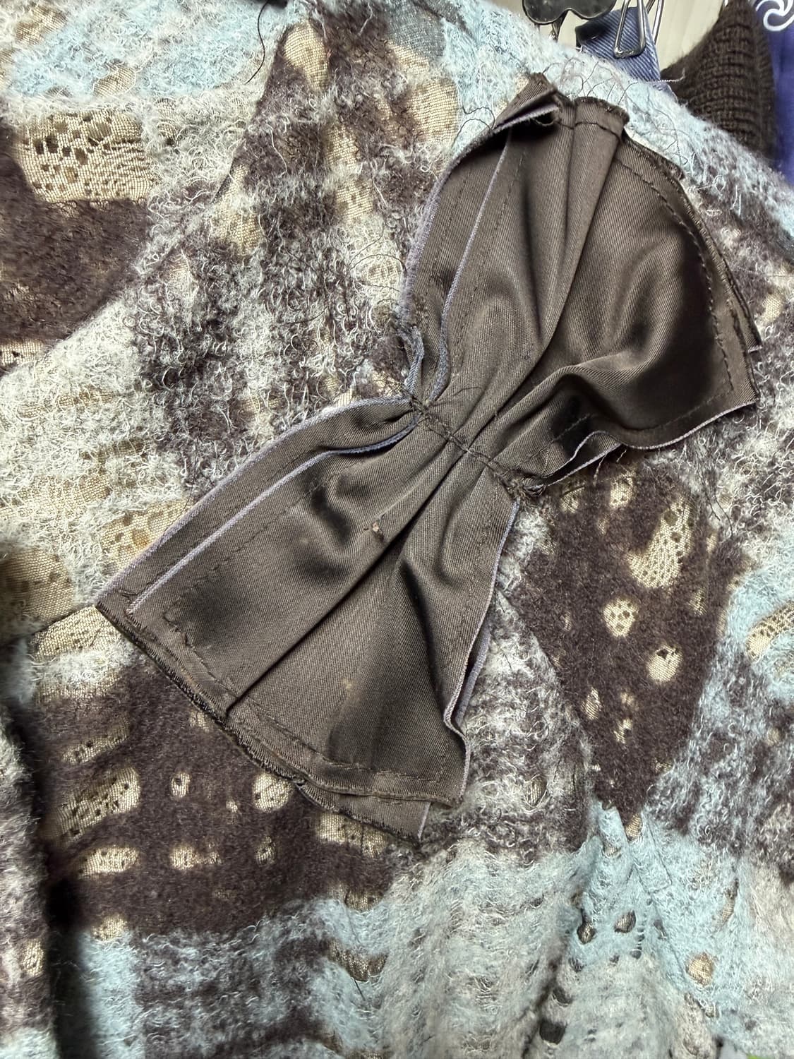 vintage ribbon check dress 상품이미지2