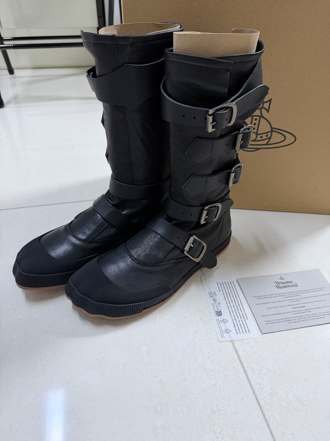 [39] 비비안웨스트우드 파일럿 부츠 새상품 상품이미지3