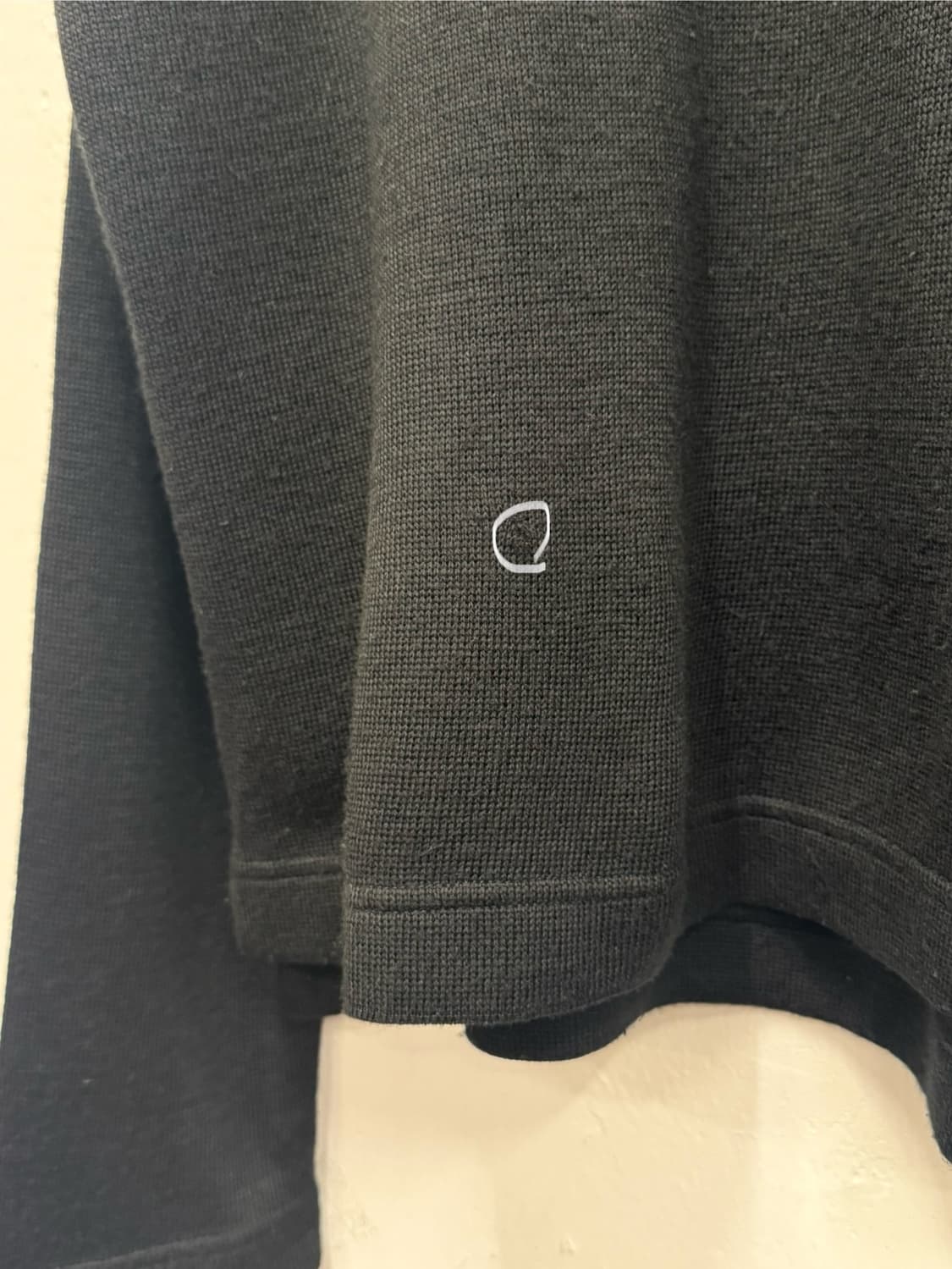 M) Italy Armani Jeans Half Zip Knit Swea 상품이미지5