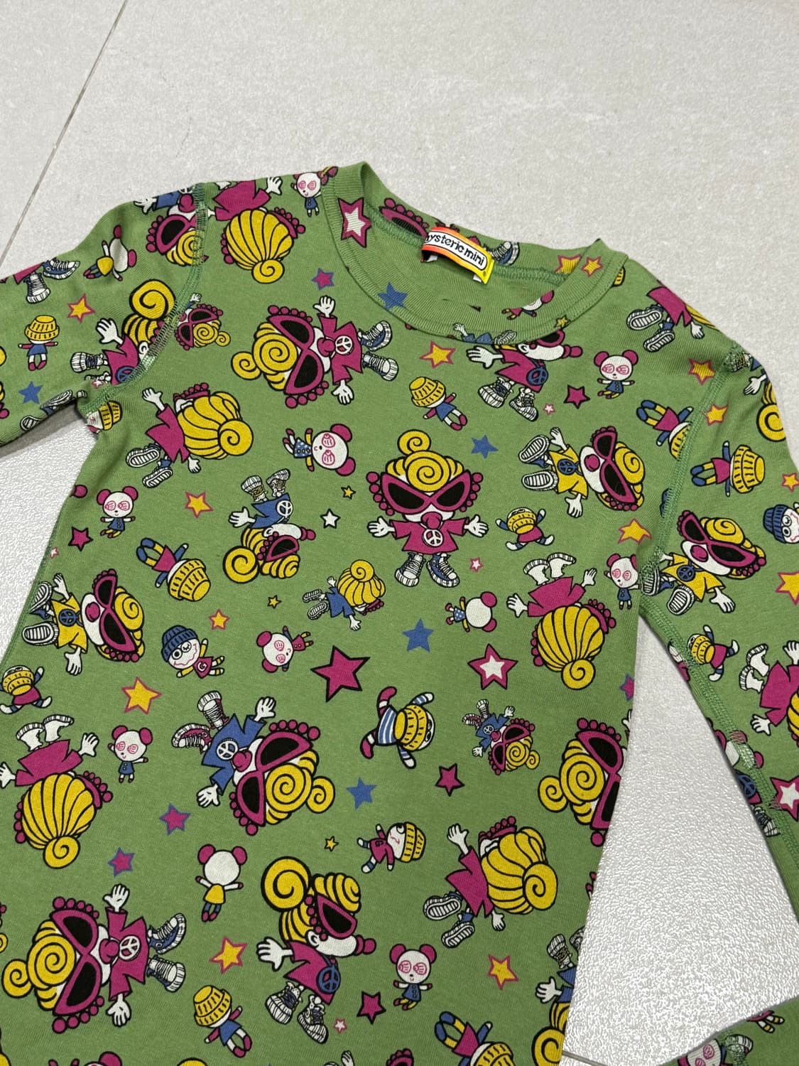 히스테릭 글래머 아카이브 귀여운 패턴 롱슬리브 티셔츠 상품이미지2