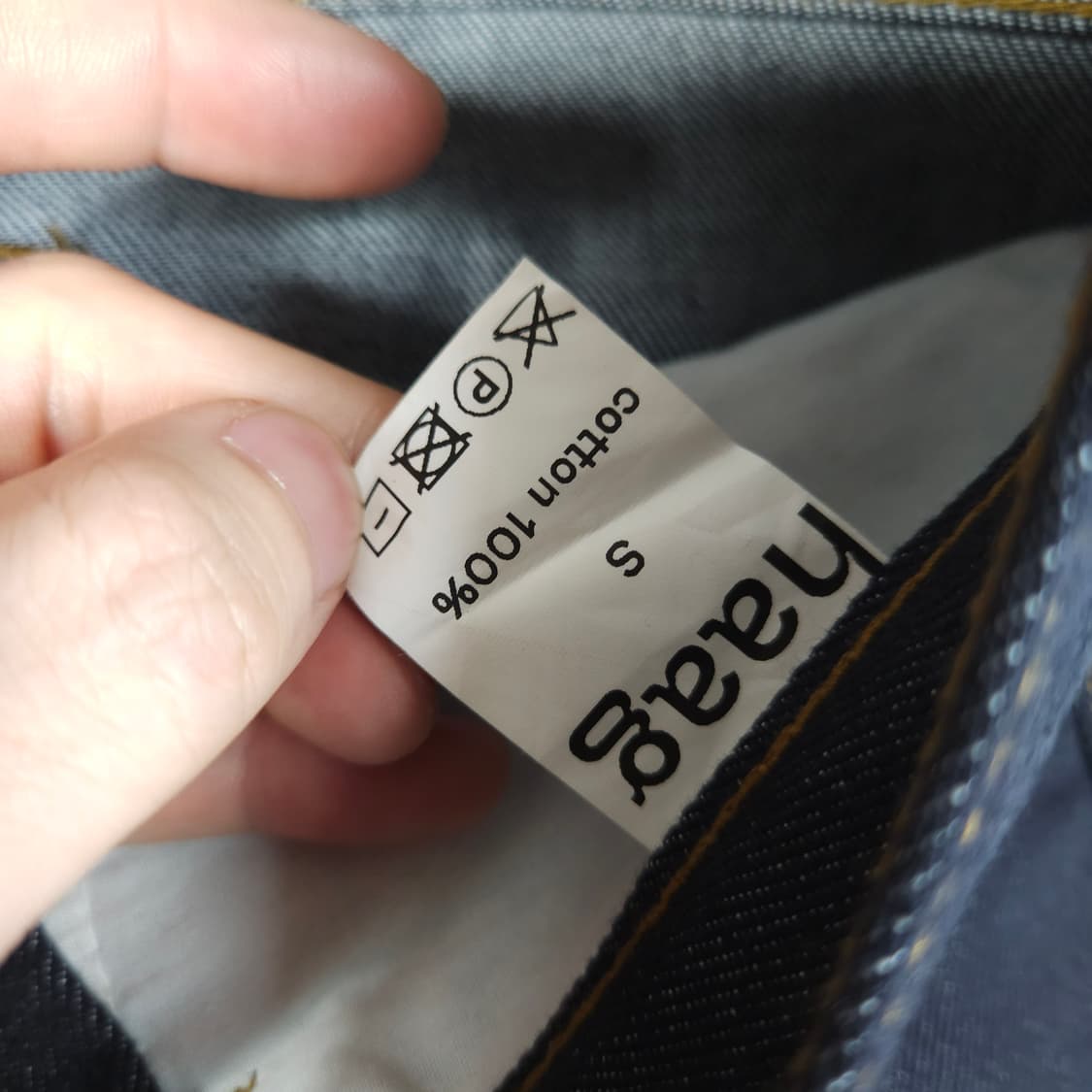 haag 헤이그 와이드 데님팬츠  상품이미지6