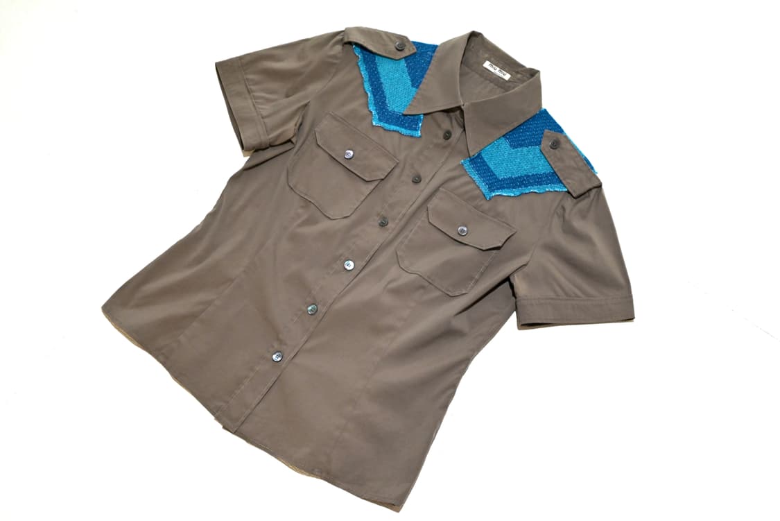 Miu Miu 05ss aplique shirts 상품이미지1
