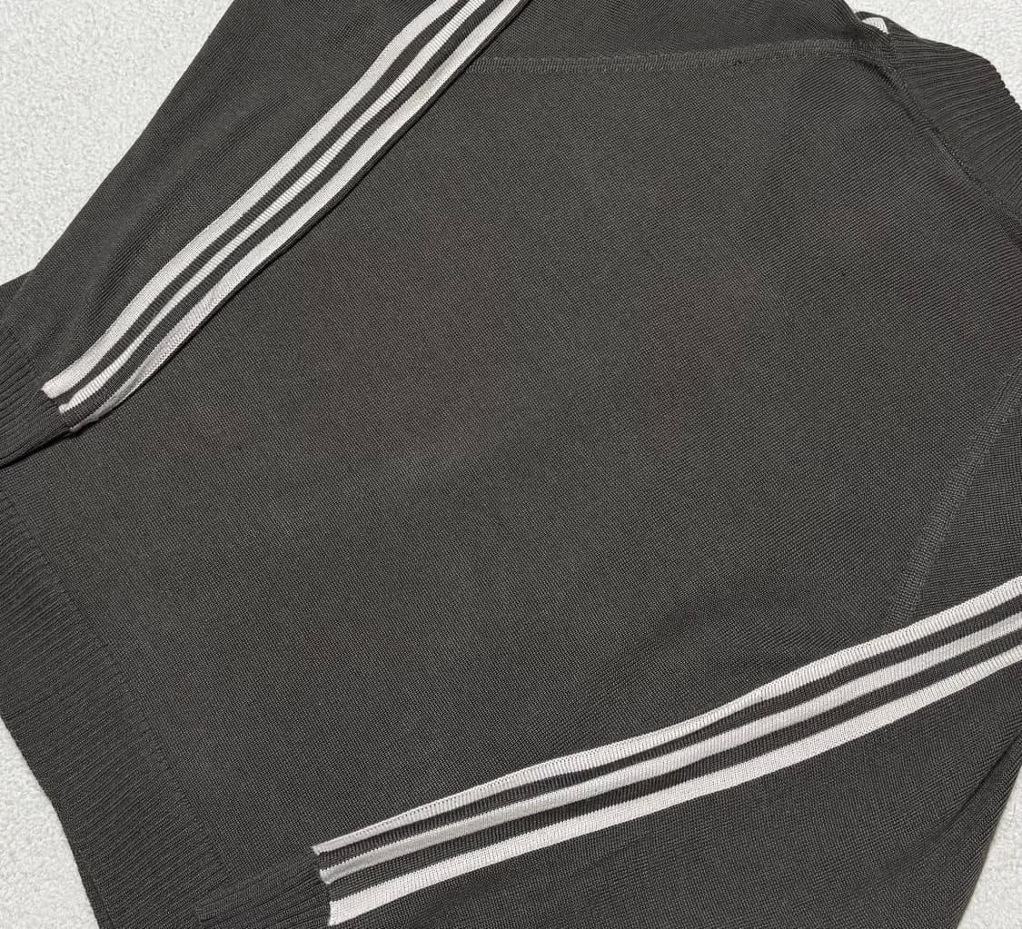 아디다스 일본 카키 니트집업 상품이미지5