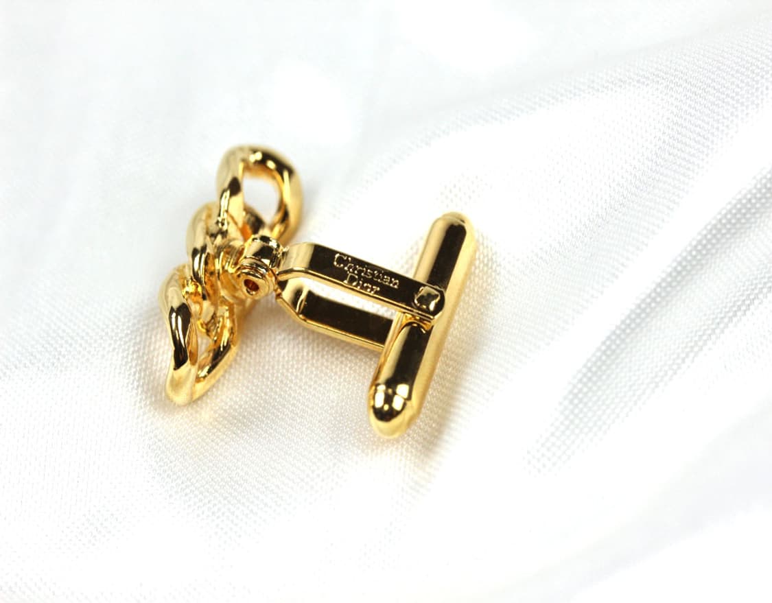 디올 A+등급 5.5cm 체인 남자 명품 넥타이핀 커프스 세트 상품이미지6