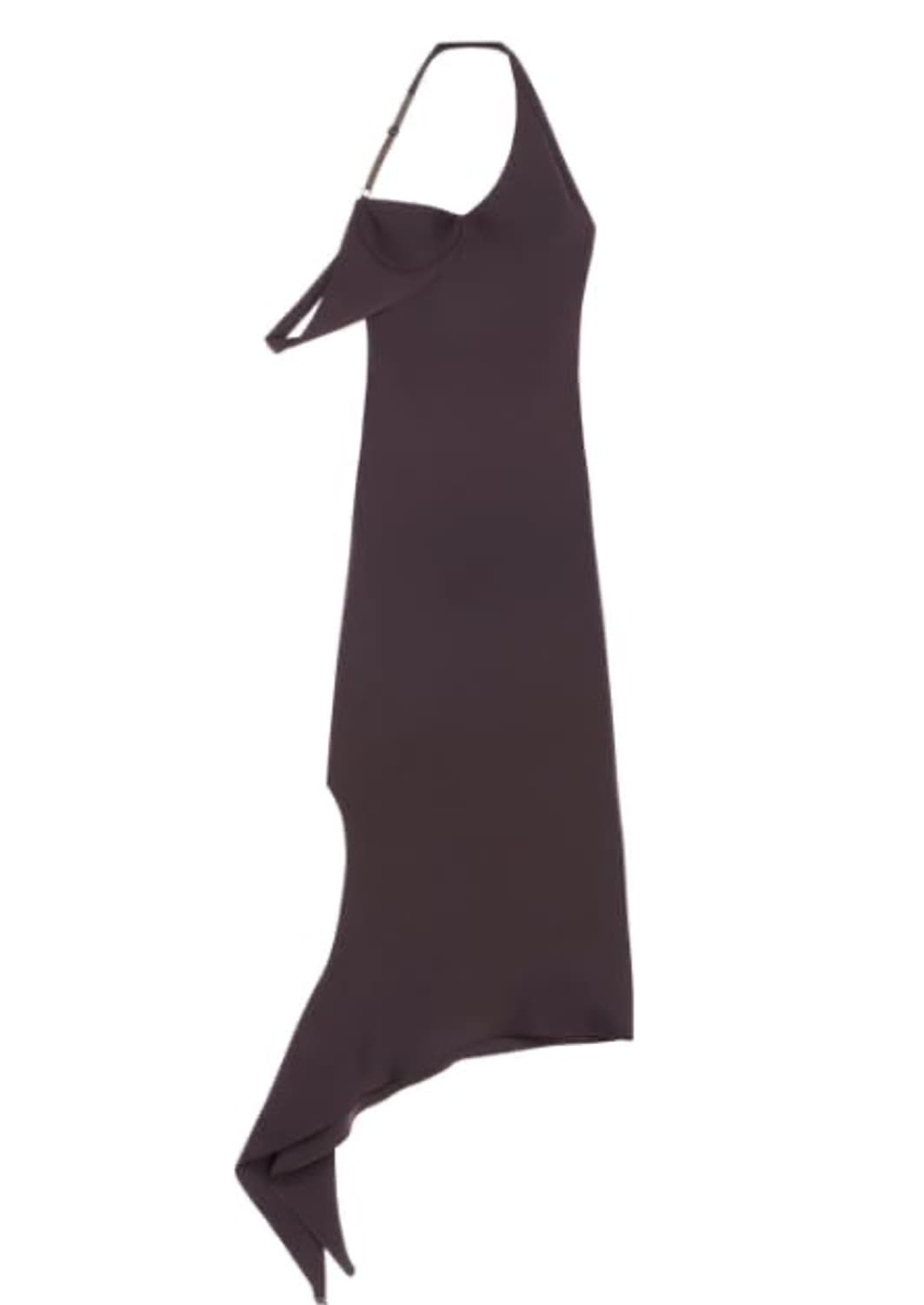 Courreges 꾸레쥬 언드레스드 브라운 드레스 상품이미지2