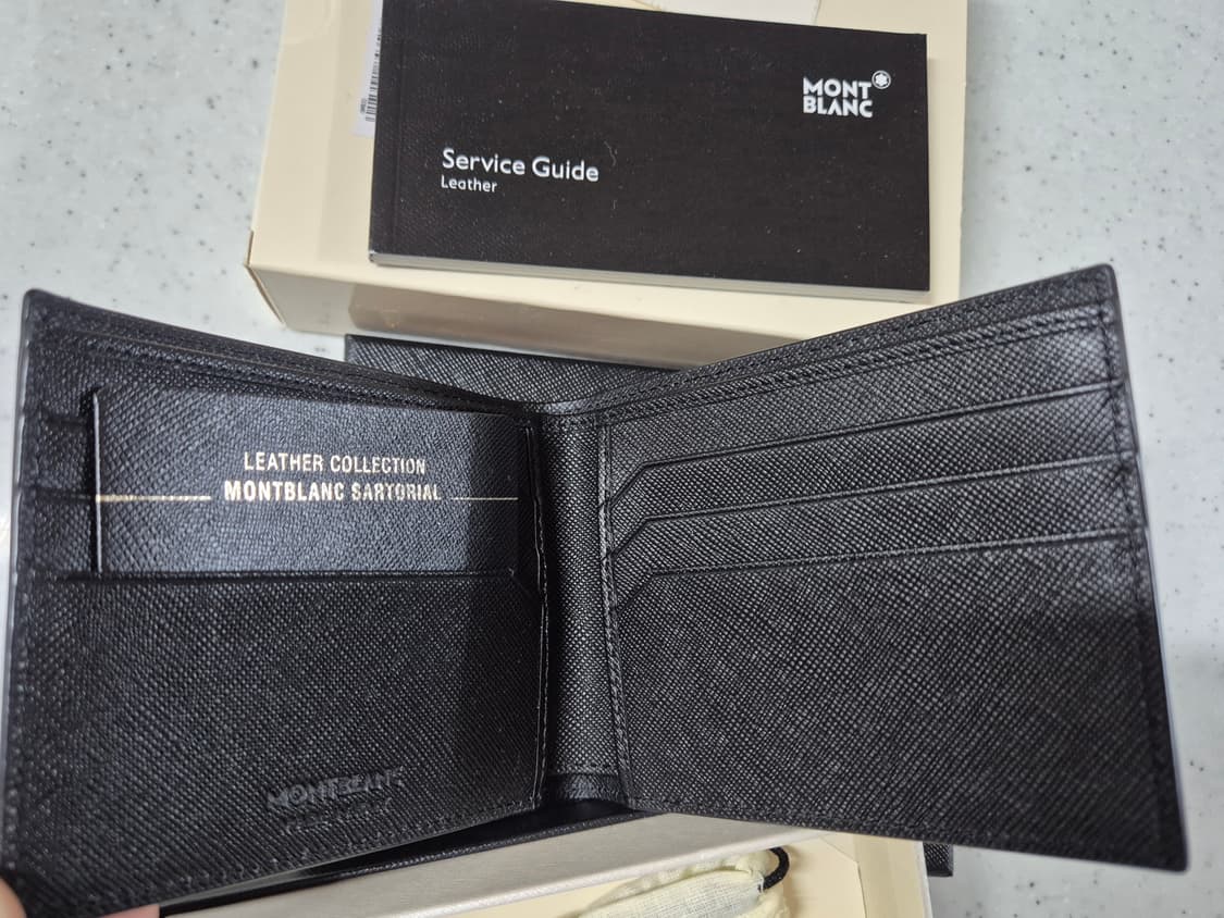 (새상품) 몽블랑 반지갑 사토리얼 8cc 113211 상품이미지3