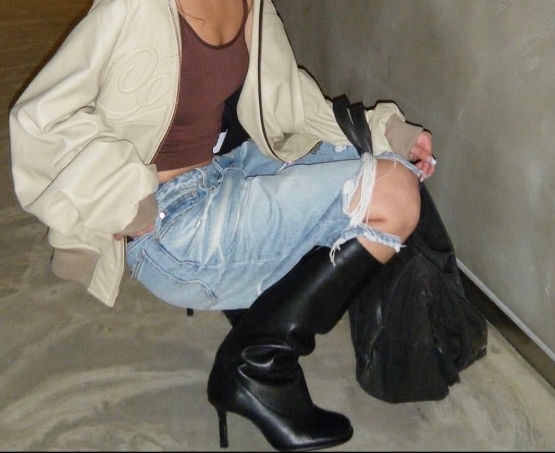 자라 레더 와이드 앵클부츠 38 상품이미지10