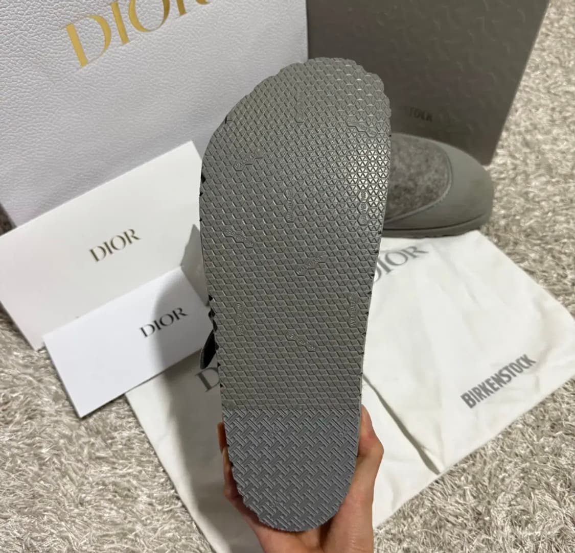 [정품] 디올X버켄스탁 도쿄 슬리퍼 285 풀구성품 상품이미지3