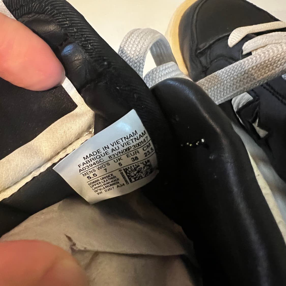 컨버스 x 릭 오웬스 다크쉐도우 터보웨폰 블랙 크림  상품이미지7